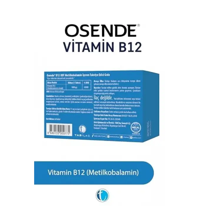 Vitamin B12 60 Tablet
