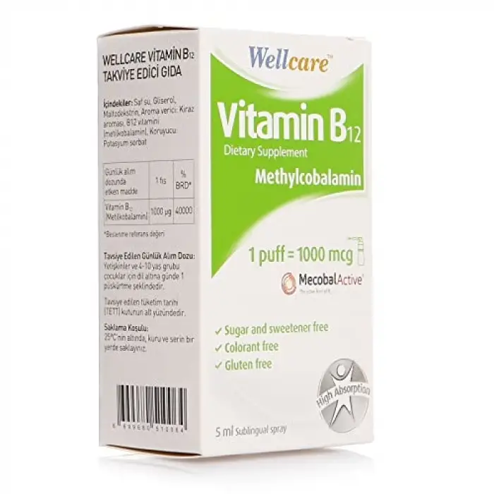 Vitamin B12 Sprey 5 Ml
