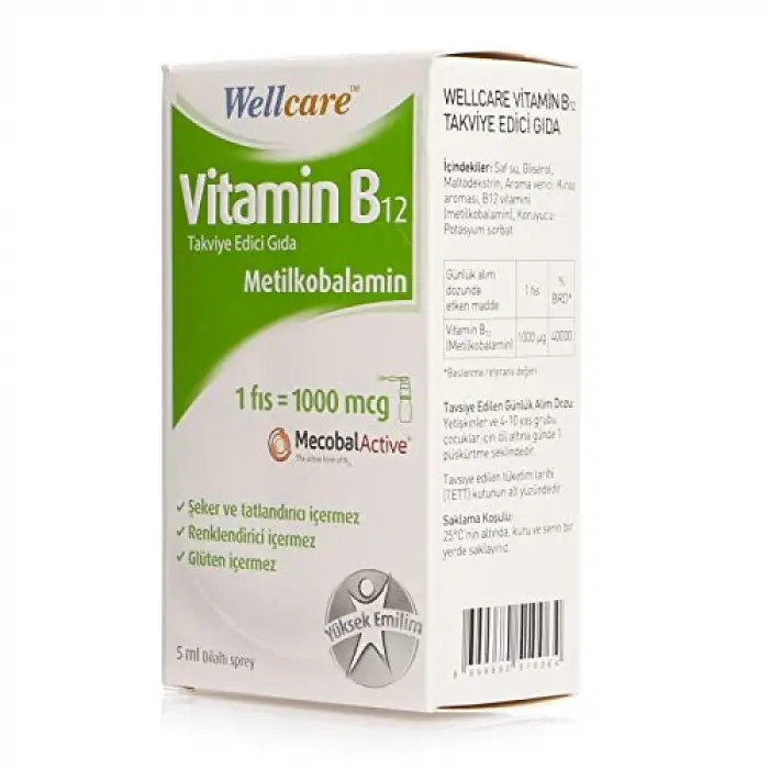 Vitamin B12 Sprey 5 Ml