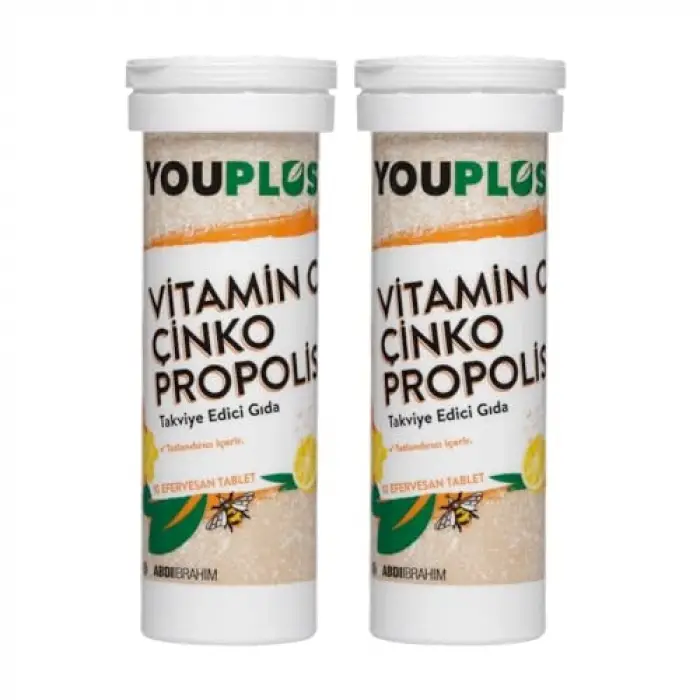 Vitamin C, Çinko & Propolis 20 Efervesan Tablet
