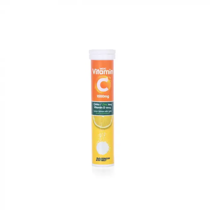 Vitamin C & Çinko & Vitamin D 20 Efervesan Tablet