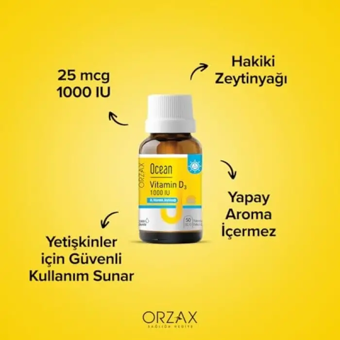 Vitamin D3 Damla 1000 IU 50ml