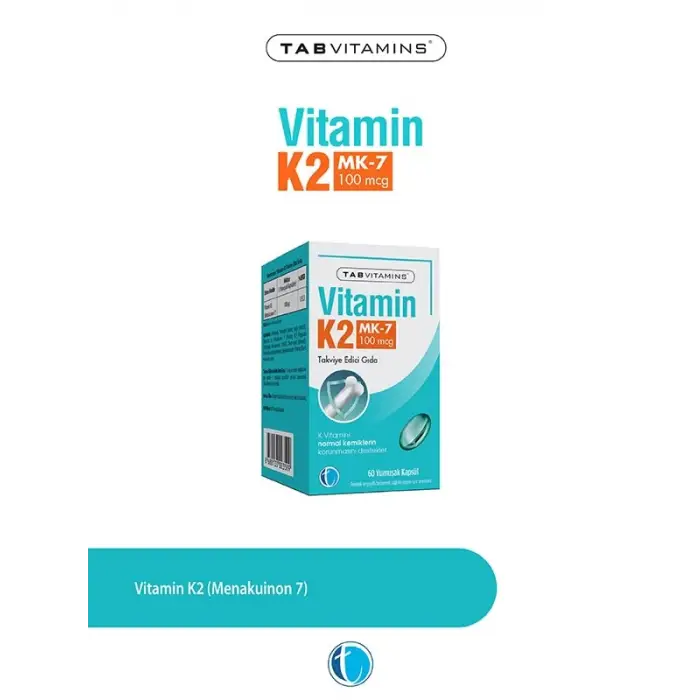 Vitamin K2 60 Yumuşak Kapsül
