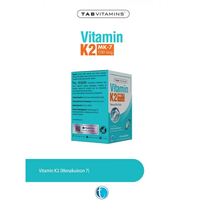 Vitamin K2 60 Yumuşak Kapsül