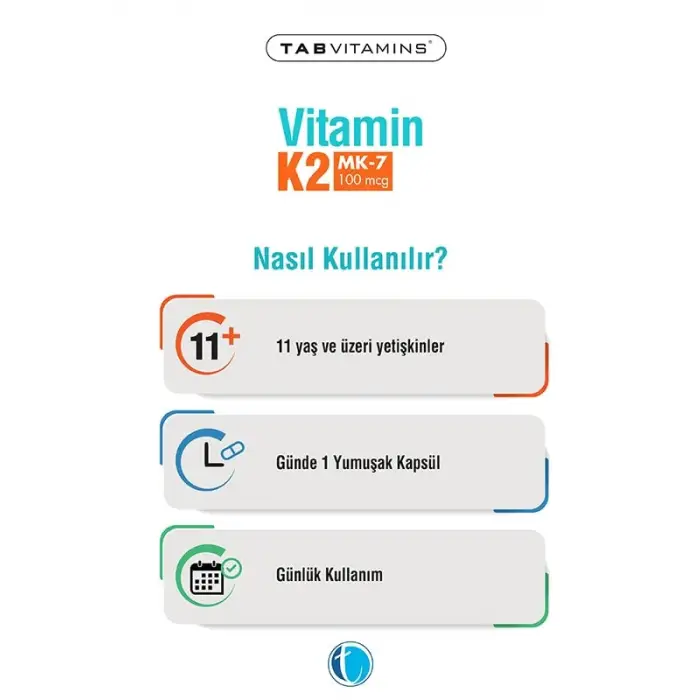 Vitamin K2 60 Yumuşak Kapsül