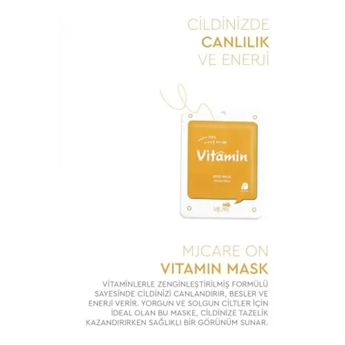 Vitaminli Yüz Maskesi 5li