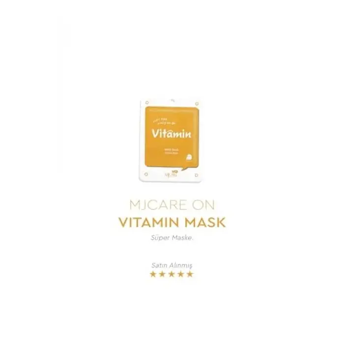 Vitaminli Yüz Maskesi 5li