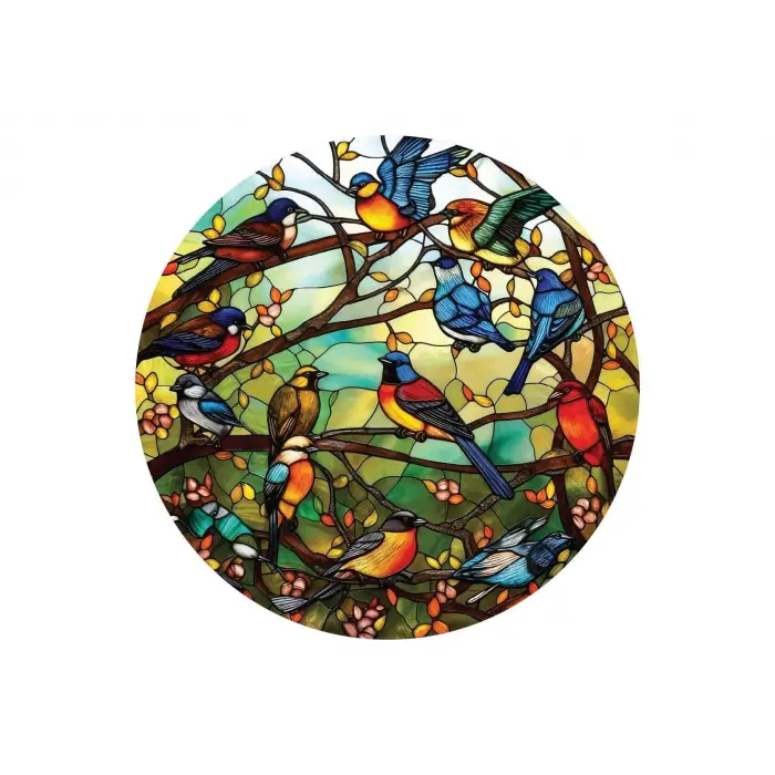 Vitray Orman Korosu 570 Parça Round Puzzle