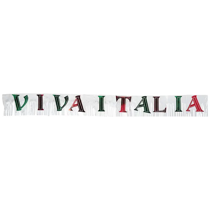 Viva Italia metallic afiş