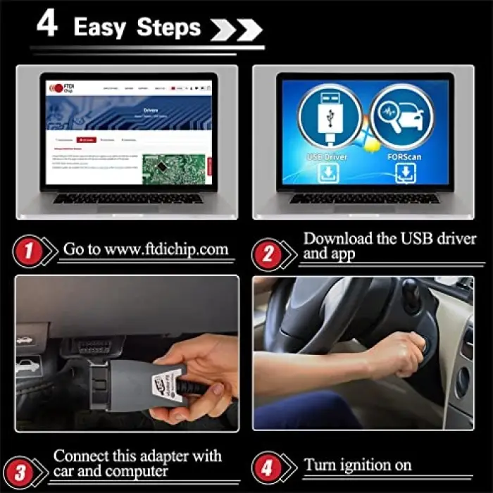 vLinker FS OBD2 USB adaptörü for-Scan HS/MS-CAN Otomatik Anahtar için