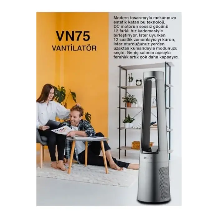 Vn75 Kanatsiz Vantilatör