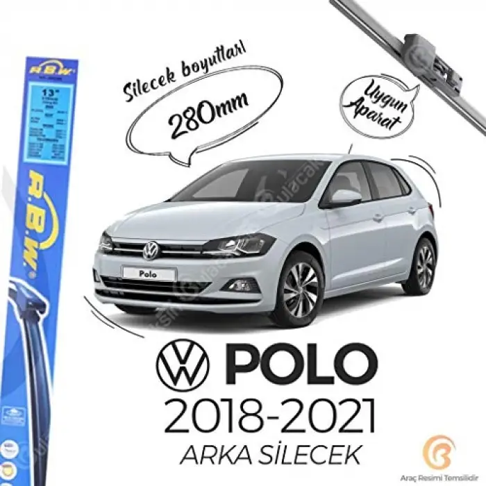 Volkswagen Polo Arka Silecek (2018-2019)
