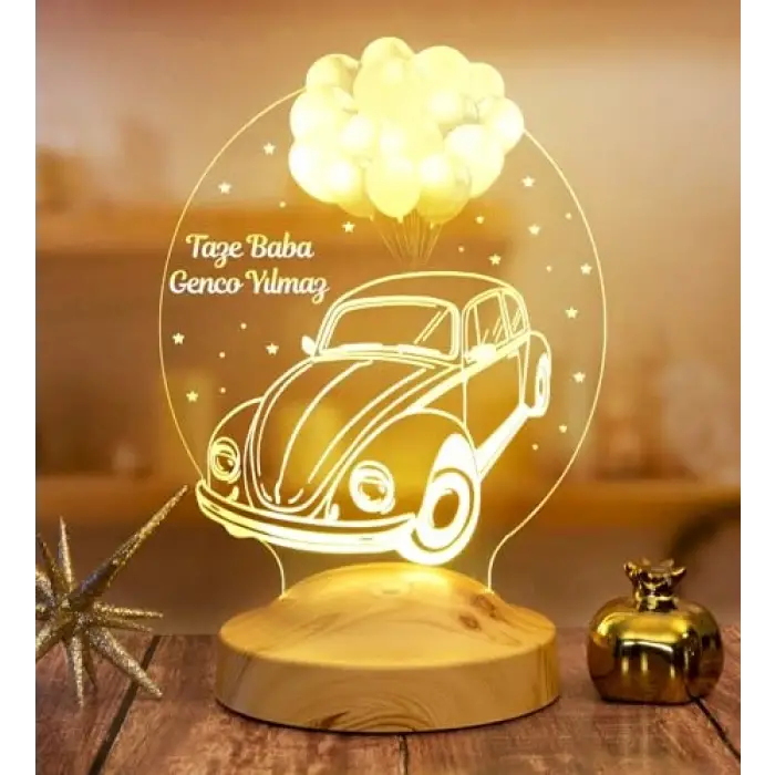 Vosvos LED Lamba, Kayınpedere Hediye Gece Lambası