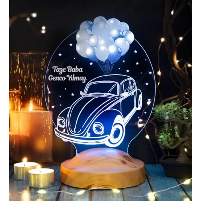 Vosvos LED Lamba, Kayınpedere Hediye Gece Lambası