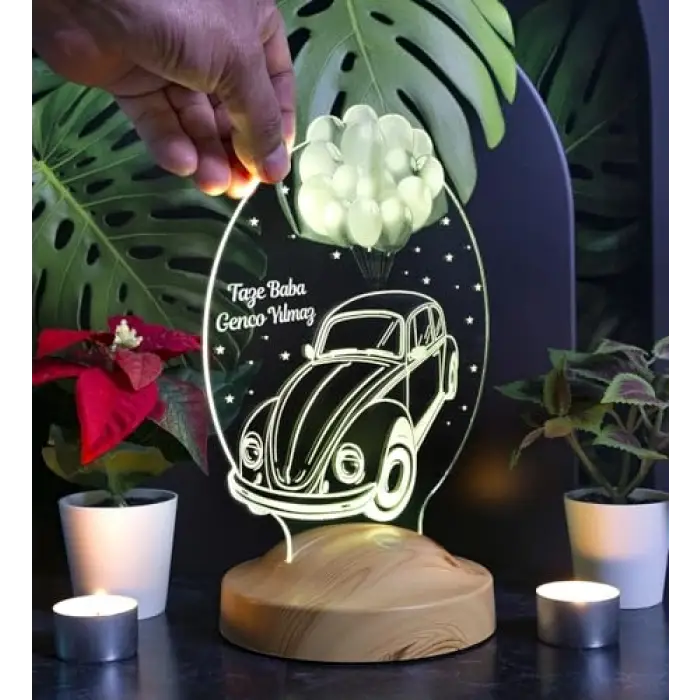 Vosvos LED Lamba, Kayınpedere Hediye Gece Lambası