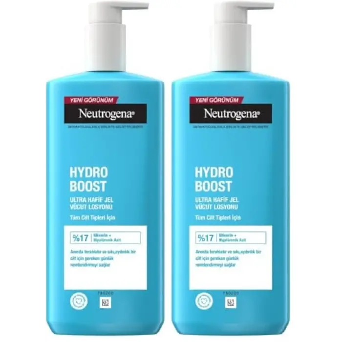 Vücut Losyonu, Hydro Boost, 400 ml (2 paketi)
