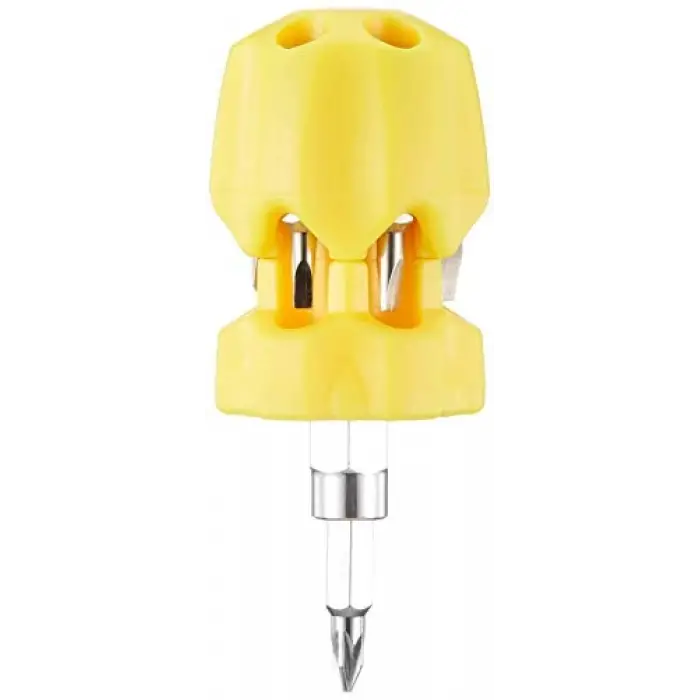 W 2202 Bits Uçlu Topaç Tornavida Seti, Sarı/Kırmızı/Mavi