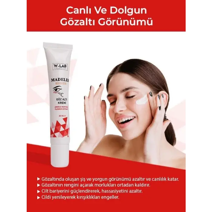 W-Lab Madeleb Göz Altı Kremi 20 ML