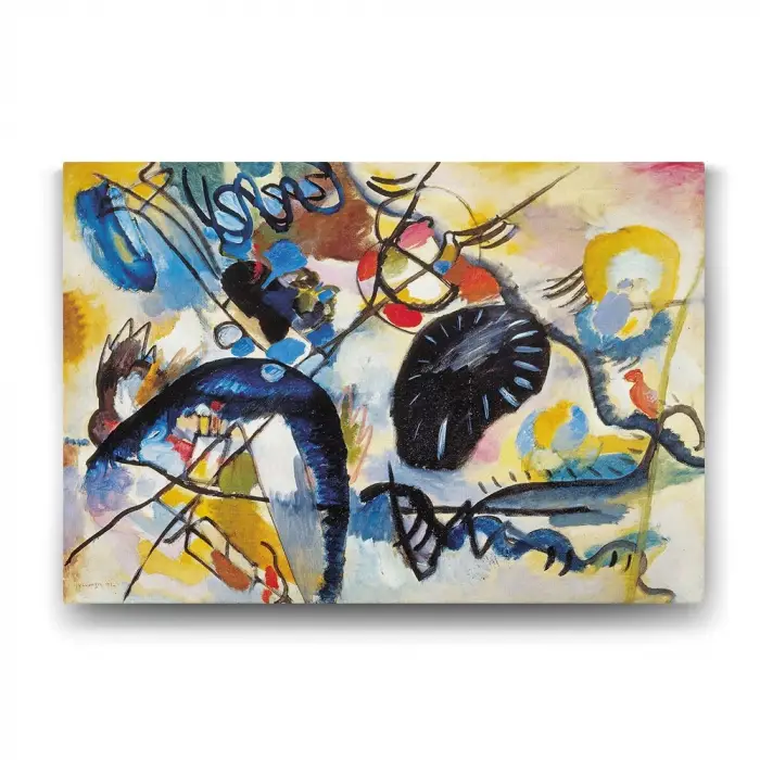 Wassily Kandinsky - Mostra Vercelli Tablosu - 45x30cm