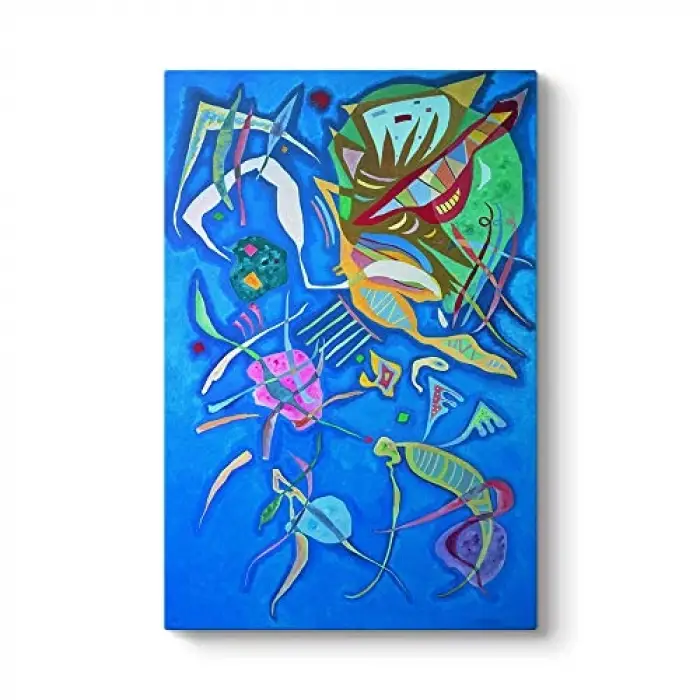 Wassily Kandinsky, Silent Harmony Tablosu 30 x 45