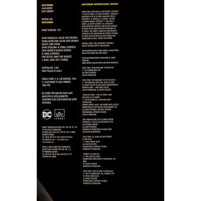 Watchmen Grafik Romanı