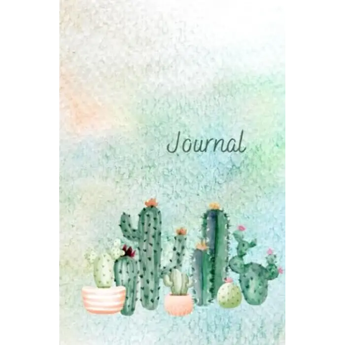 Watercolor Cactus Journal