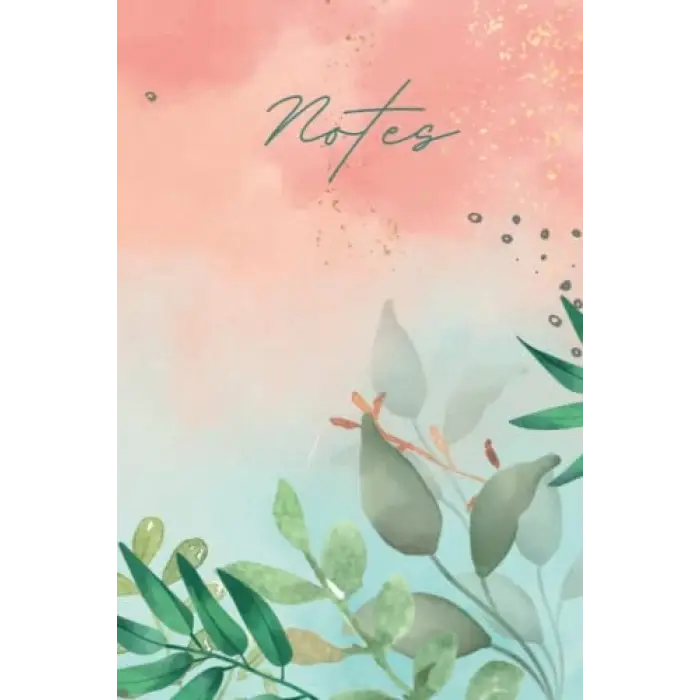 Watercolor Greenery Journal