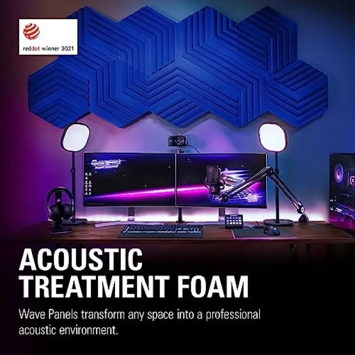 Wave Akustik Panel Başlangıç Seti, Mavi (10AAL9901)