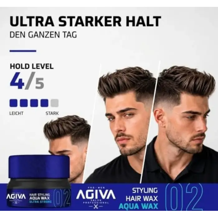 Wax 155 Ml 02 Ultra Strong Mavi