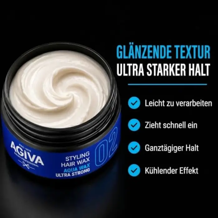 Wax 155 Ml 02 Ultra Strong Mavi