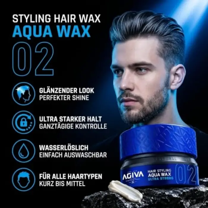 Wax 155Ml 02 (Ultra Strong) Mavi