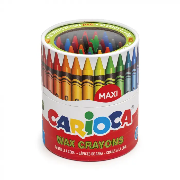 Wax Maxı Yıkanabilir Pastel Boya Kalemi 50Li