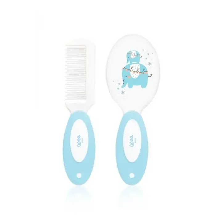 Wee Baby Fırça Tarak Seti - MAVİ