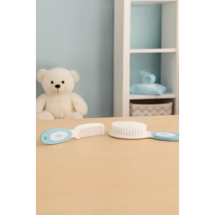 Wee Baby Fırça Tarak Seti - MAVİ