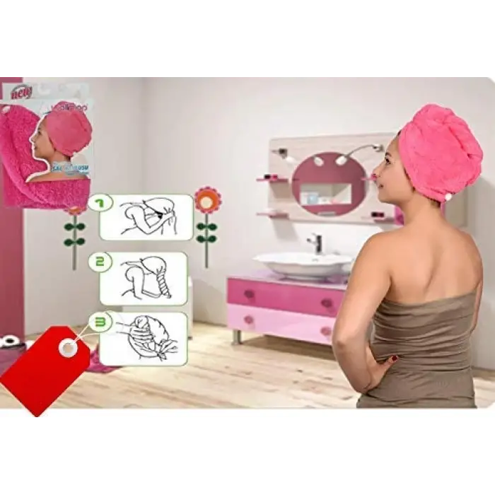 Wellsoft Saç Havlusu, 3lü Set
