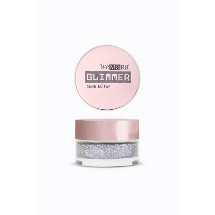 WEMARA GLIMMER SIMLI JEL FAR 001 SILVER RAINBOW 6 ML