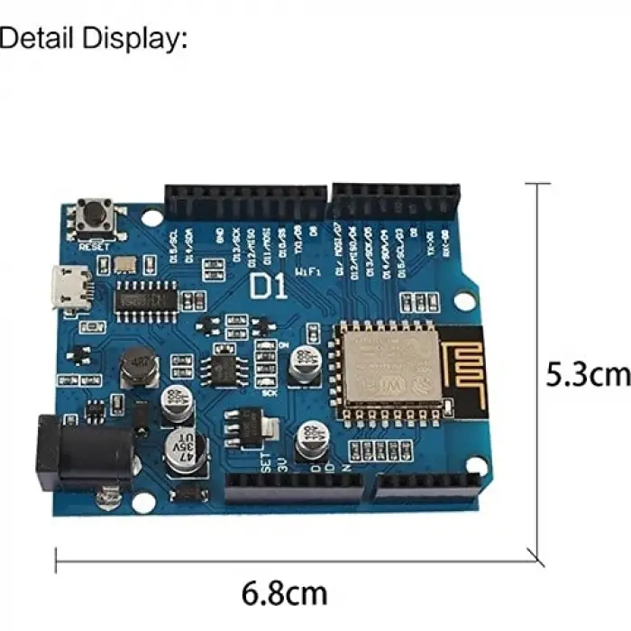 Wemos D1 ESP8266 tabanlı Arduino kartı