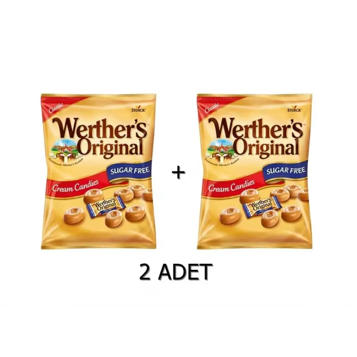 Werthers Original Sugar Free Şekersiz 70 g (2 Adet)
