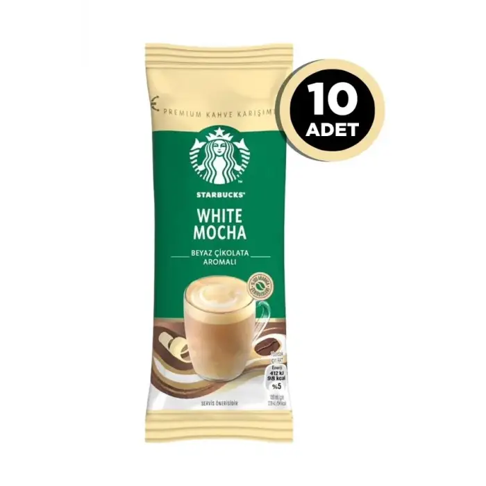 White Mocha Premium Kahve Karışımı, 10x24 g