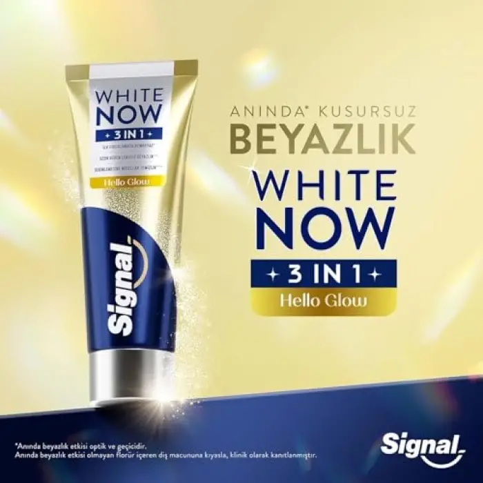 White Now 3in1 Hello Glow Diş Macunu