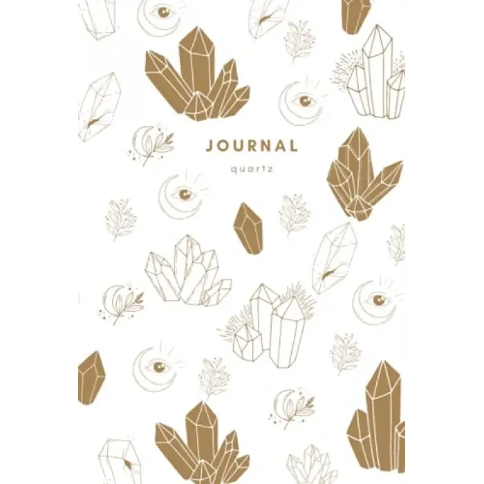 White Quartz Crystal Journal
