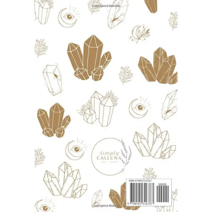 White Quartz Crystal Journal