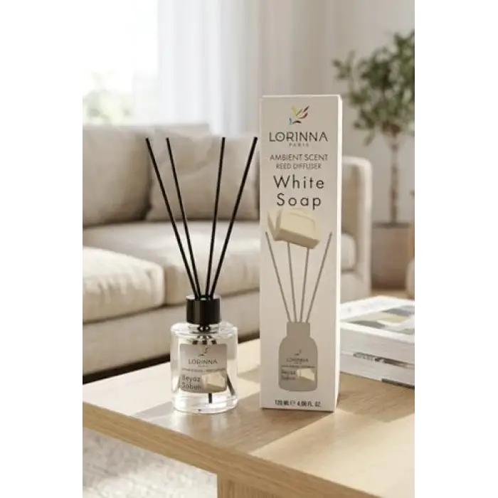 White Soap Bambu Çubuklu 120 ml Oda Kokusu