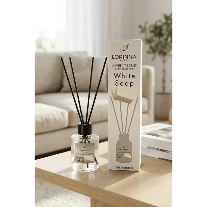 White Soap Bambu Çubuklu 120 ml Oda Kokusu