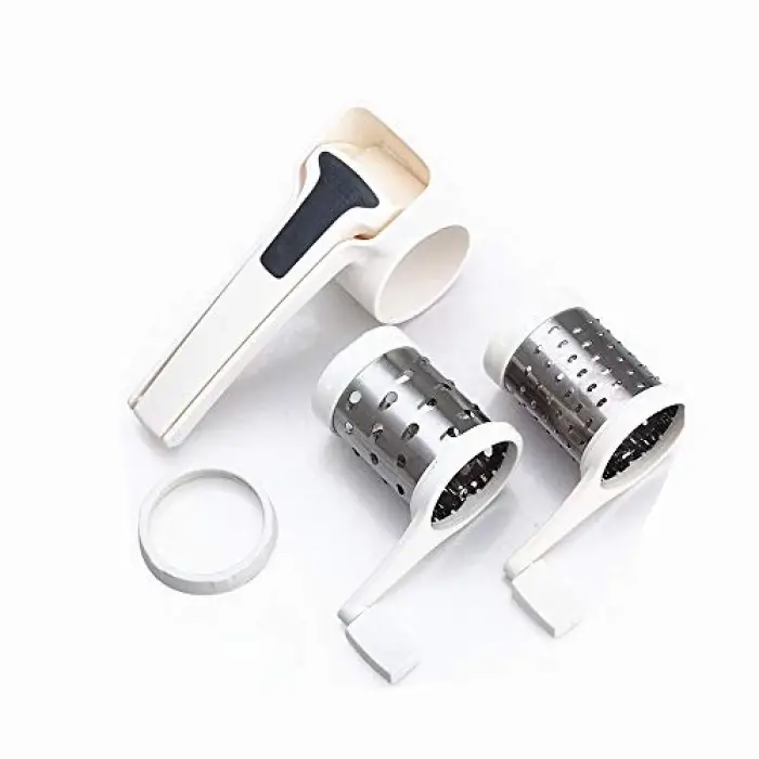 (White); Stralande rotary grater, white