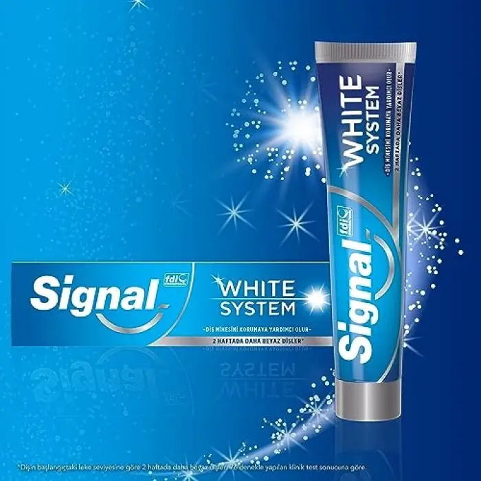 White System Diş Macunu Original 2 Haftada Daha Beyaz Dişler 75 ml
