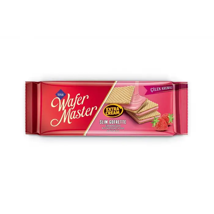 W.Master Slim Çilekli Gofrette 128g Tekli Paket