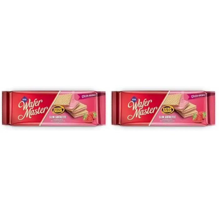 W.Master Slim Çilekli Gofrette 128g Tekli Paket