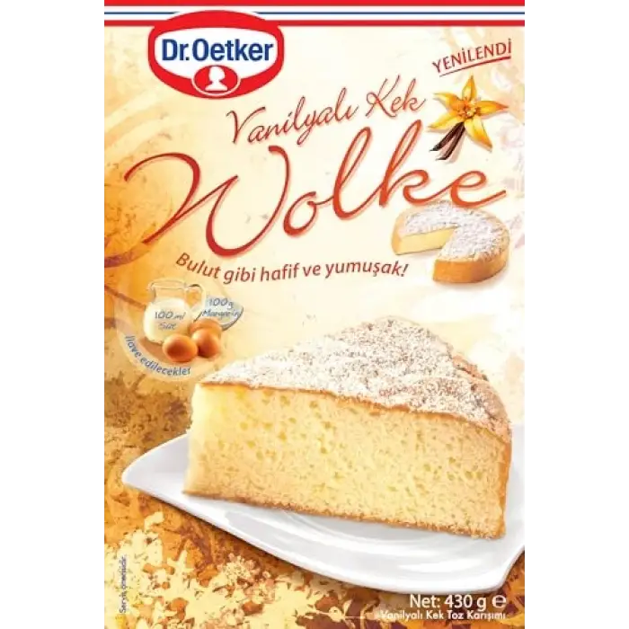 Wolke Vanilyalı Kek 430 g