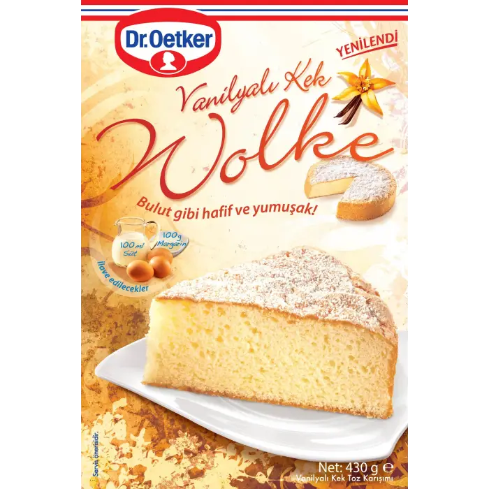 Wolke Vanilyalı Kek 430 g